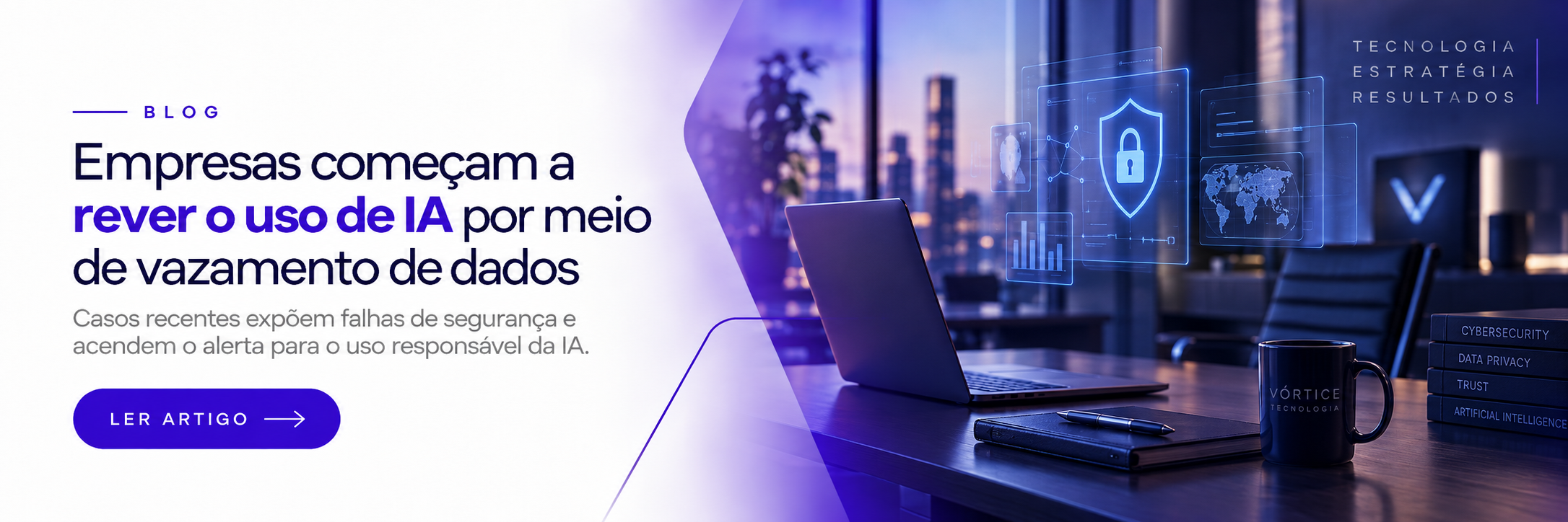 Cenário tecnologico com o tema do artigo